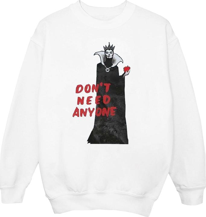 Produktbild Disney Villains Don't Need Anyone Sweatshirt Mädchen (140, 146)