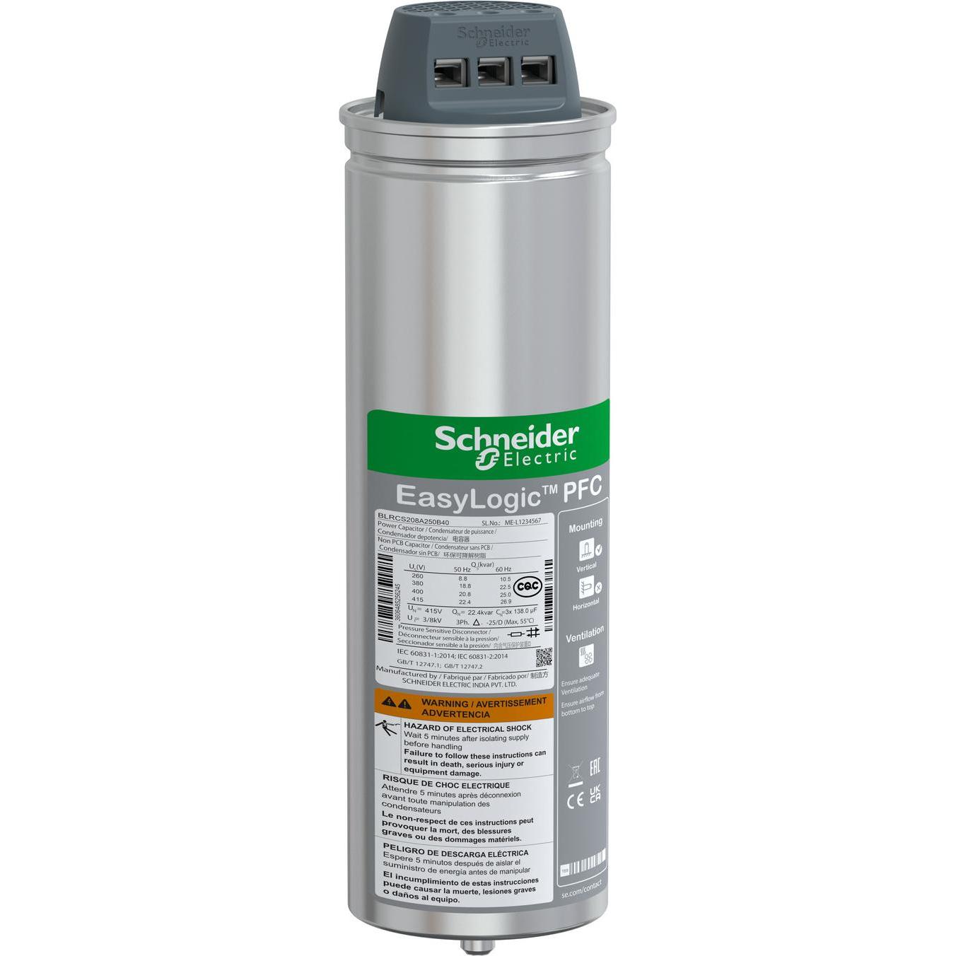 Schneider Electric, Quadro elettrico portatile, 28902 - Sezionatore - Nero - 90 mm - 62,5 mm - 85 mm - 500 g