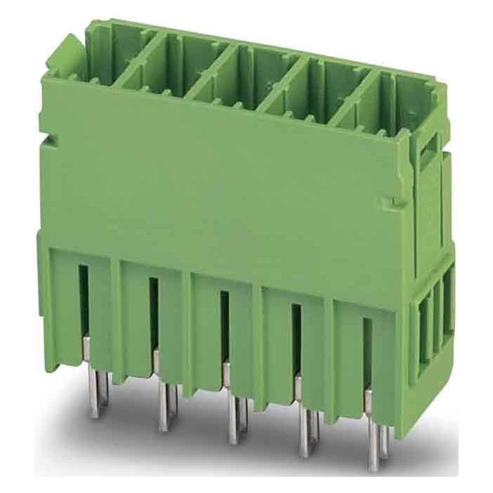 Phoenix Contact Contactdoosbehuizing PCV Aantal polen Totaal 5 Afstand: 7,62 mm 1720602 50 stuks., Kabels + Stekkers, Groen