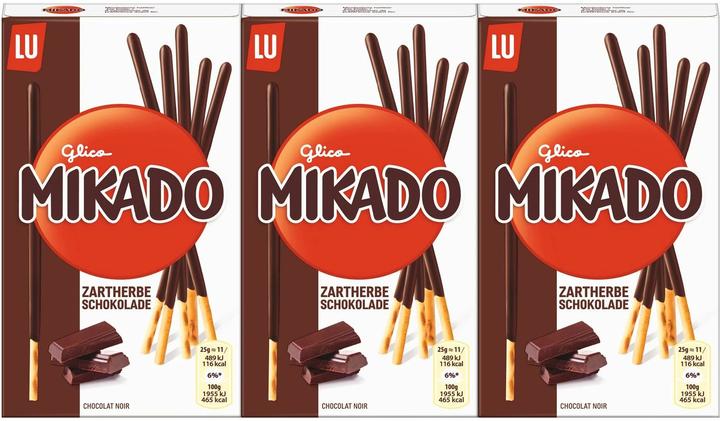 Immagine prodotto Mikado Lu 3x75g Latte Al Cioccolato (268 g)