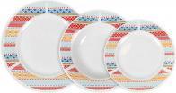 Actual product image La Mer round tableware 18 pieces palm md (18 pcs.)