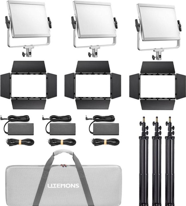 Immagine prodotto Godox LP1200R-K3 - Kit 3 x Litemons LP1200R & Accessories (Apparecchio di illuminazione a superficie)