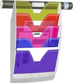 Actual product image Durable Wall Brochure Holder 5f.White/Multicolored (24 x 32 cm)