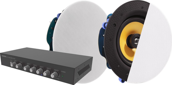 Actual product image Vision 0w Mixer Amplifier - 4 inputs (Passive, 1 pc.)