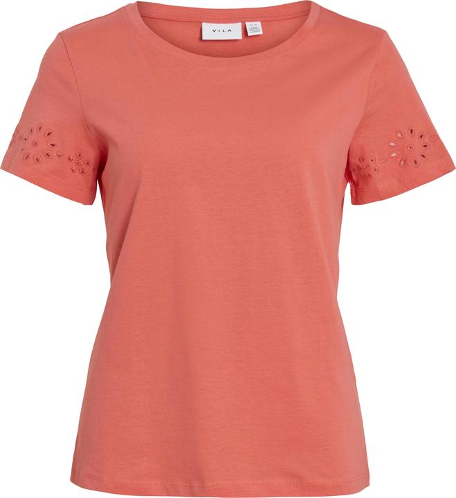 Produktbild Vila Rundhals Oberteil mit kurzen Ärmeln (S)
