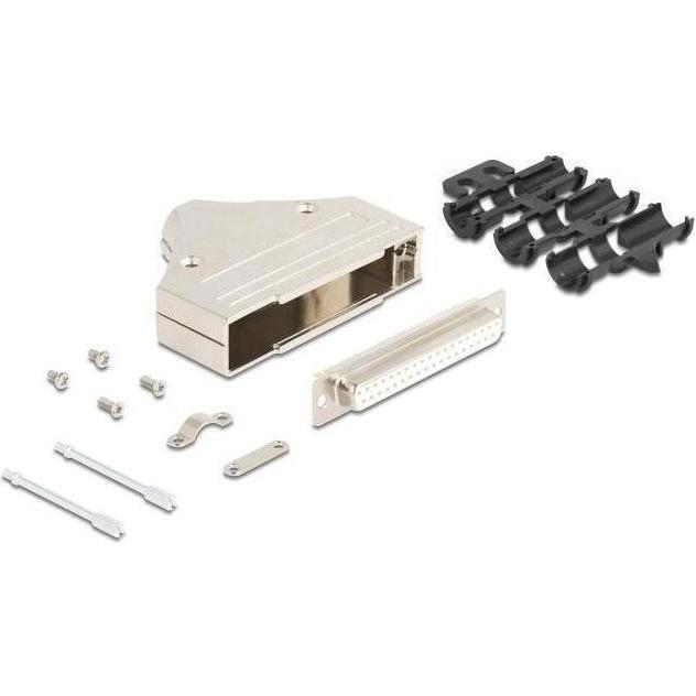 Delock Sub-D Steckergehäuse 37 Pin aus Metall inklusive Stec (46.56 m), Schnittstellenkabel