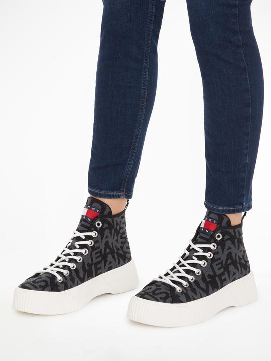 Actual product image Tommy Hilfiger Women's high-top sneaker Vulc knitted Mc (39)