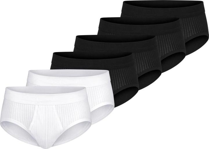 Produktbild Schiesser 6er Pack Cotton Essentials Authentic Slip / Unterhose (M, 6er Pack)