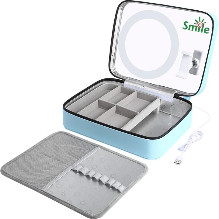 Actual product image Puluz Cosmetic box with ring light 21 (Ring light)