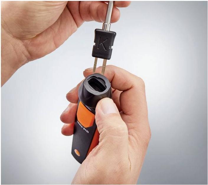 Actual product image Testo Temperature sensor set with air sensor, immersion/insertion sensor and surface sensor (TE type K)
