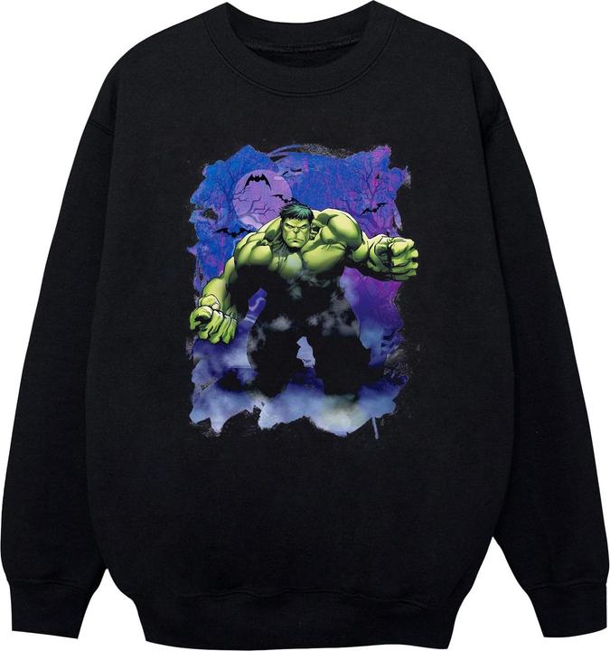 Actual product image Boys Hulk Halloween Spooky Forest Sweatshirt (152, 158)