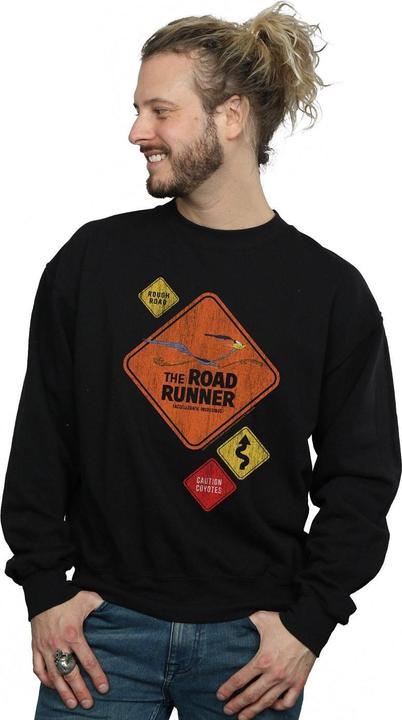 Image du produit Looney Tunes - Sweat ROAD RUNNER ROAD SIGN - Homme (M)
