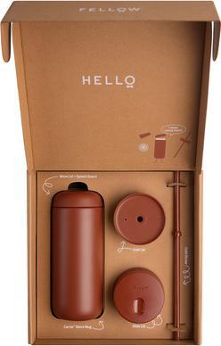 Produktbild Fellow Carter Move Mug 3-in-1 - Thermobecher + 3 Deckel - Siena 473 ml (0.47 l)