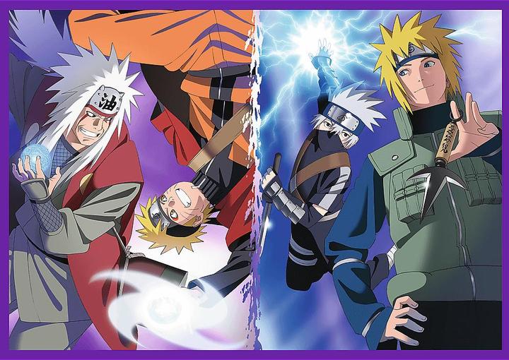 Produktbild Trefl Puzzle 4 x 250 - Naruto (250 Teile)