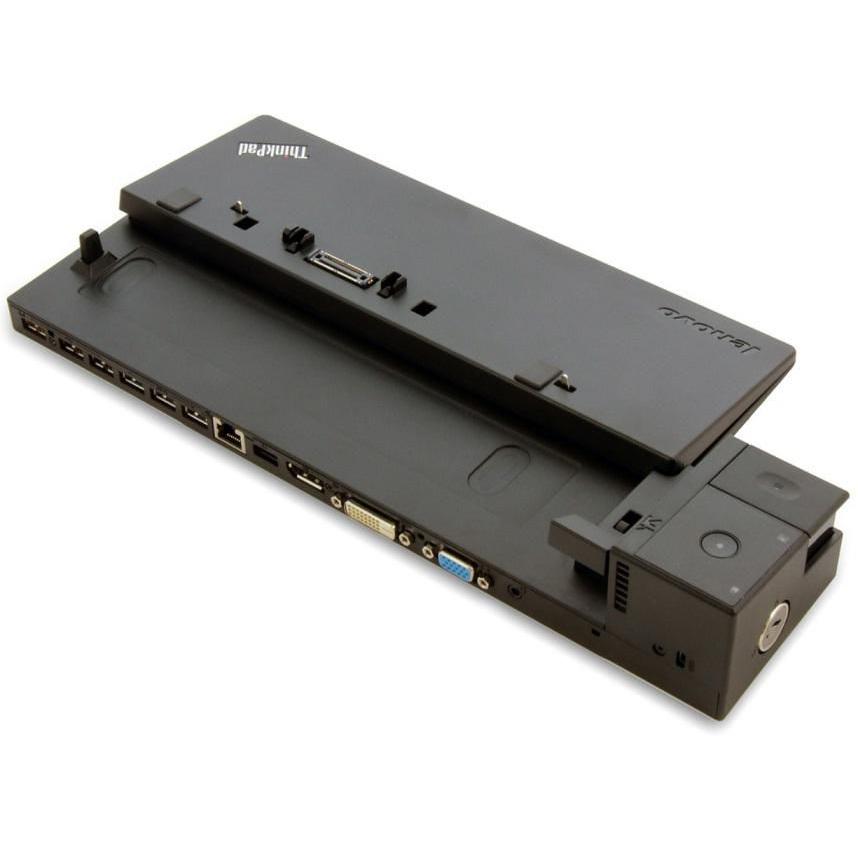 Lenovo ThinkPad Pro Dock w/Key Lock, Dockingstation + USB Hub, Schwarz