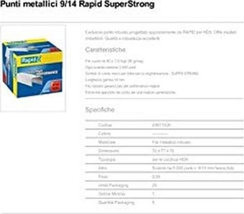 Produktbild Rapid Heftklammern (5000x)