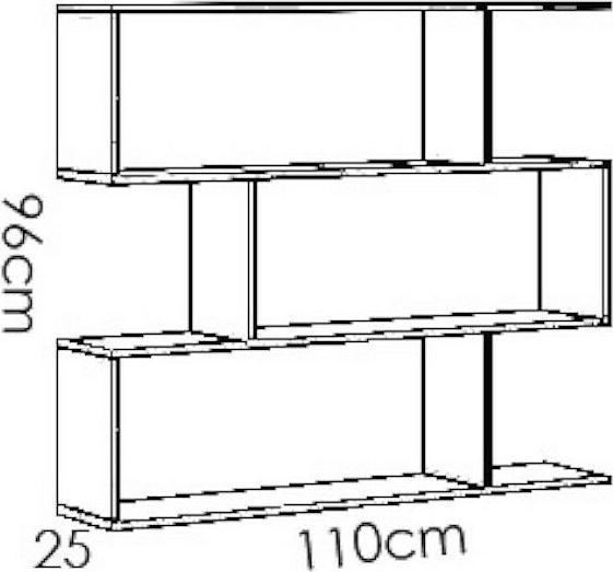 Image du produit Vente-unique Tomini (110 x 25 x 96 cm)
