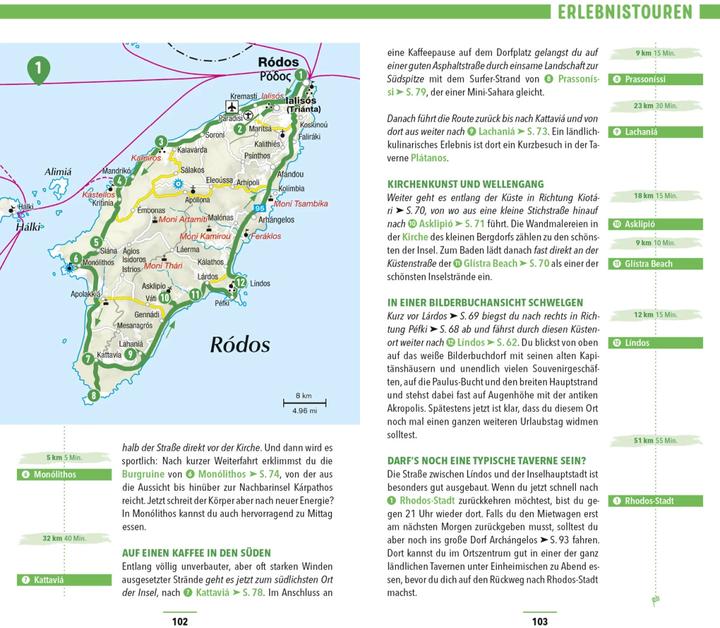 Actual product image Reiseführer Rhodos (German, Klaus Bötig, 2023)