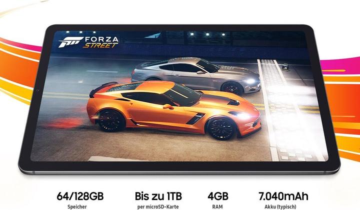 Produktbild Samsung Galaxy Tab S6 Lite (2022) (4G, 10.40", 128 GB, Oxford Gray)