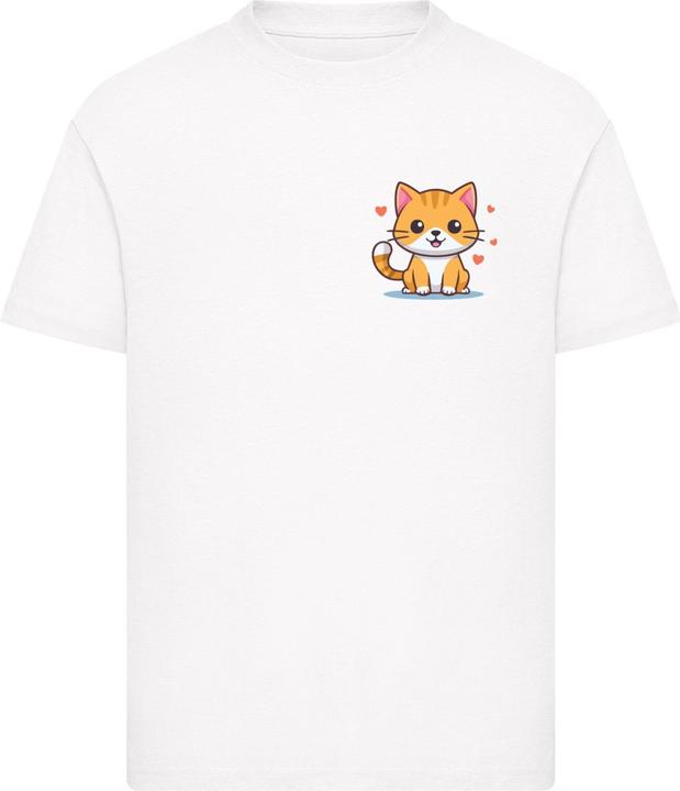 Produktbild Merchcode Kids Cute Cat - Basic T-Shirt - 184759 (146, 152)