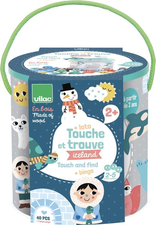 Actual product image Vilac Feel and Find Game + Loto + Bingo Iceland - Michelle Carlslund