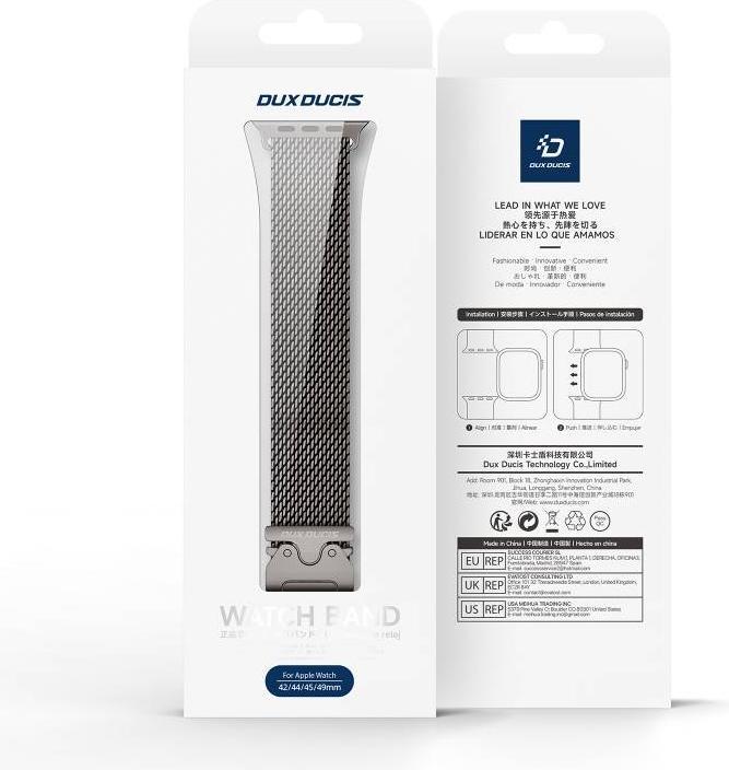 Image du produit Dux Ducis Milanese Air Series Edelstahl Armband (38 mm, 40 mm, 41 mm, 42 mm, Acier inoxydable)