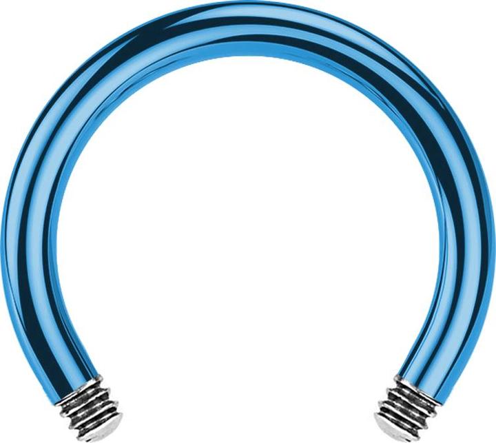 Image du produit Star Piercing Barre Circular Barbell bleu clair (Titane, sans laiton)