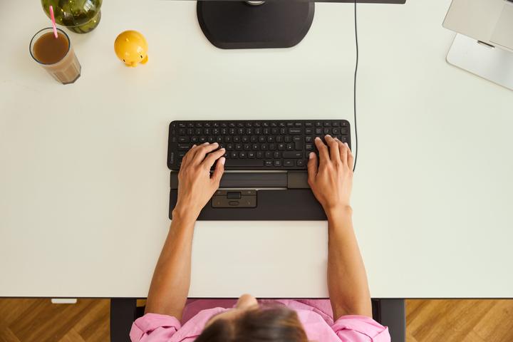 Actual product image Contour SliderMouse Pro wired Slim WR vegan leather (Cable)