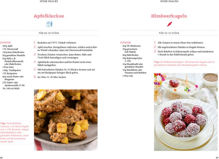 Produktbild Snacks zuckerfrei für Kinder (Deutsch, Veronika Pichl, 2022)