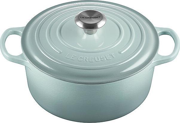 Produktbild Le Creuset Bräter Signature 24cm/4,2l Sea Salt (24 cm, Bräter + Schmortopf, Gusseisen)