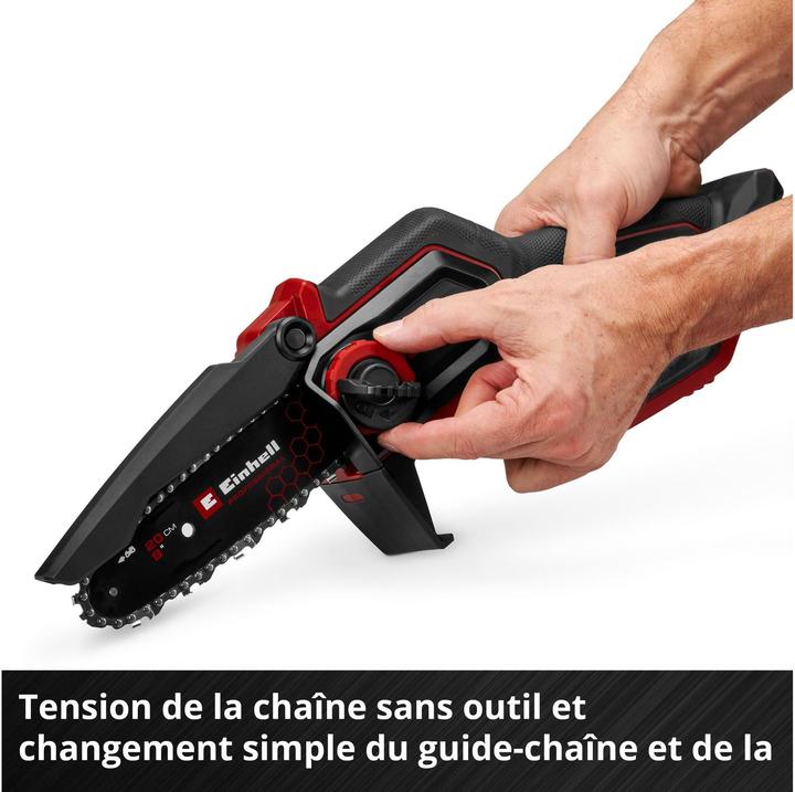 Immagine prodotto Einhell PROFESSIONAL Akku-Astkettensäge GP-PS 18/20 Li BL-Solo 4600080 (Sega a catena a batteria)