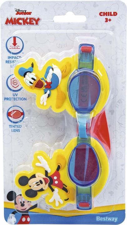 Actual product image Bestway Disney® Mickey Mouse & Donald Duck swimming goggles from 3 years old
