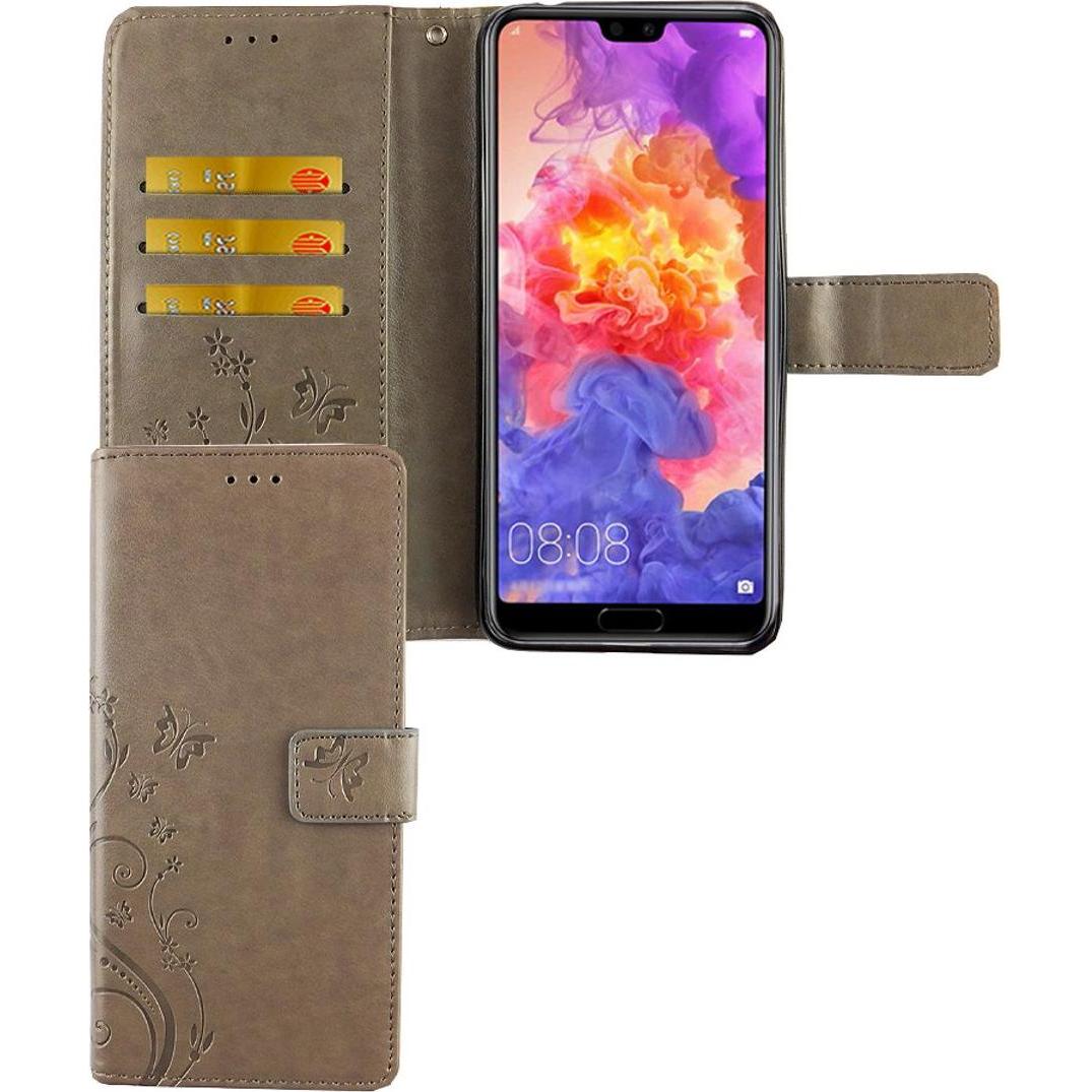 Thumbnail - König Design Hülle Handy Schutz für Huawei P20 Pro Case Cover Tasche Wallet Etui Handyhülle (Huawei P20 Pro), Smartphone...