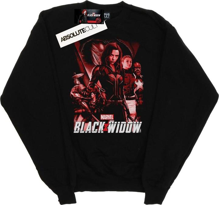 Produktbild Schwarze Witwe Film rote Gruppe Baumwolle Sweatshirt (M)