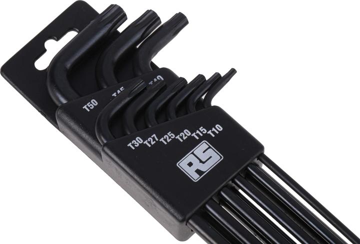 Actual product image RS PRO 9 piece L-shaped Torx(R) driver set