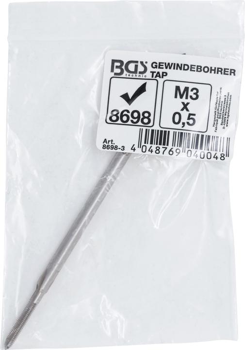 Actual product image BGS Tap | long | for 8698 | M3 x 0.5 mm