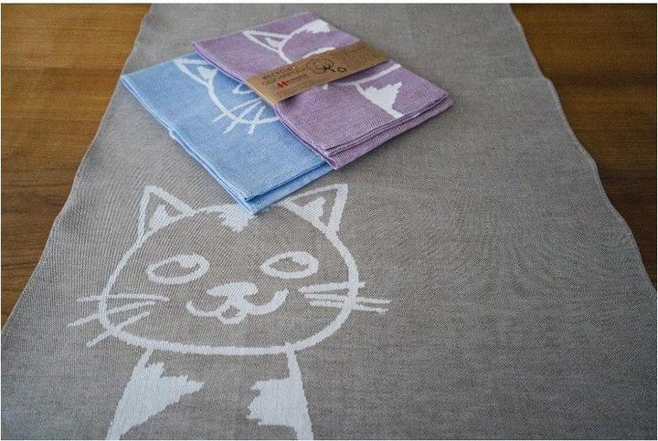 Produktbild Meyer Mayor Geschirrtuch Katze Comic (70 x 50 cm)