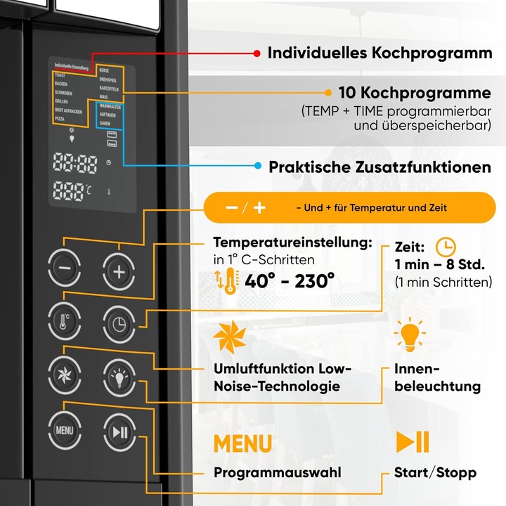 Produktbild Stillstern Mini-Umluftbackofen (CH-Stecker)