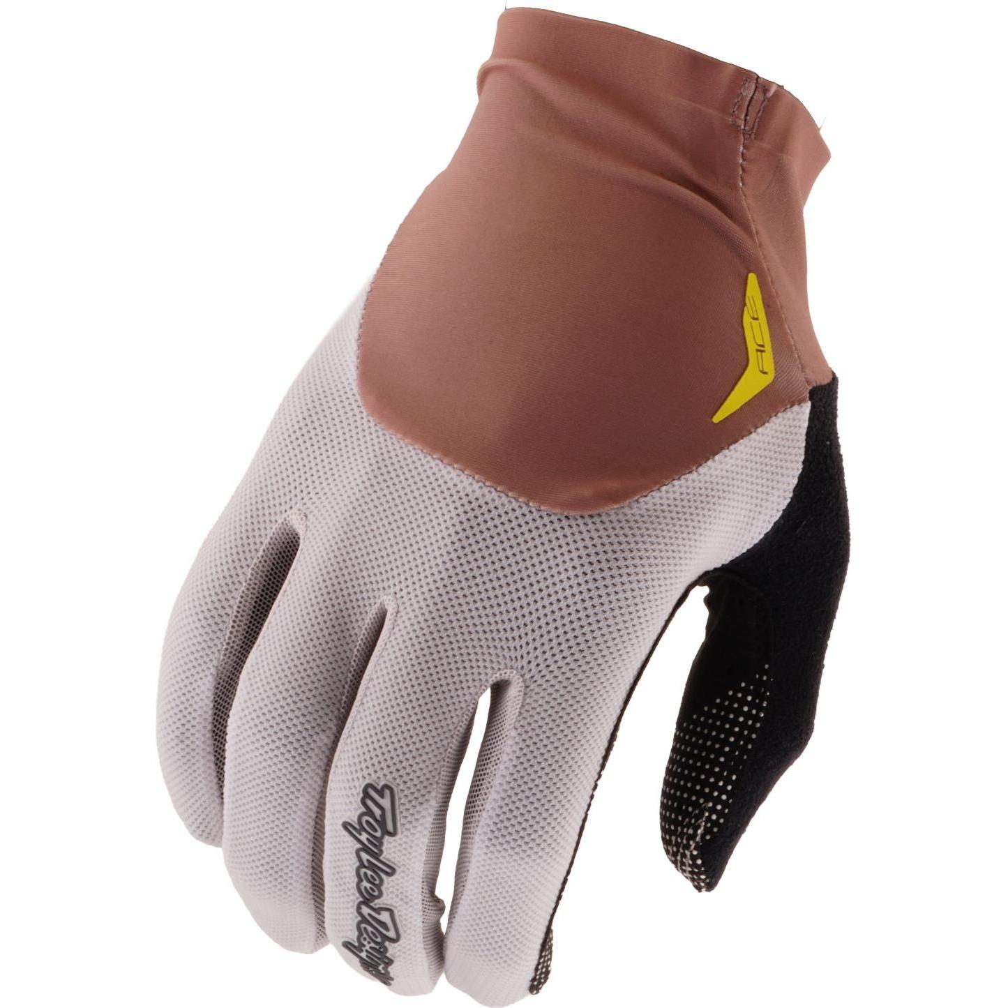 Troy Lee Designs, Guanti, Ace Handschuh, Solid, sienna, M, Nero, Beige, (M)
