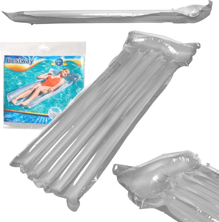 Produktbild Ikonka BESTWAY 44013 Aufblasbare Matratze zum Schwimmen grau