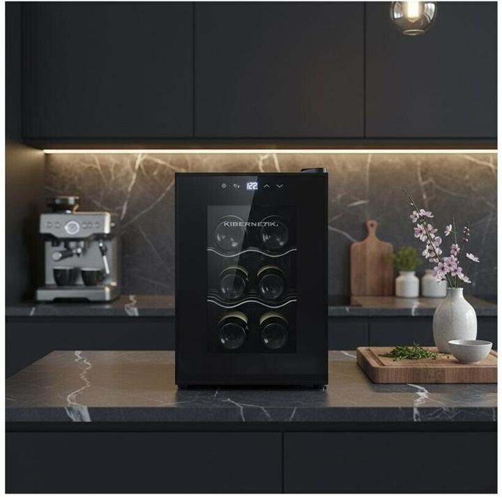 Produktbild Kibernetik WK18 thermoelektrischer Weinkühlschrank 6 Flaschen