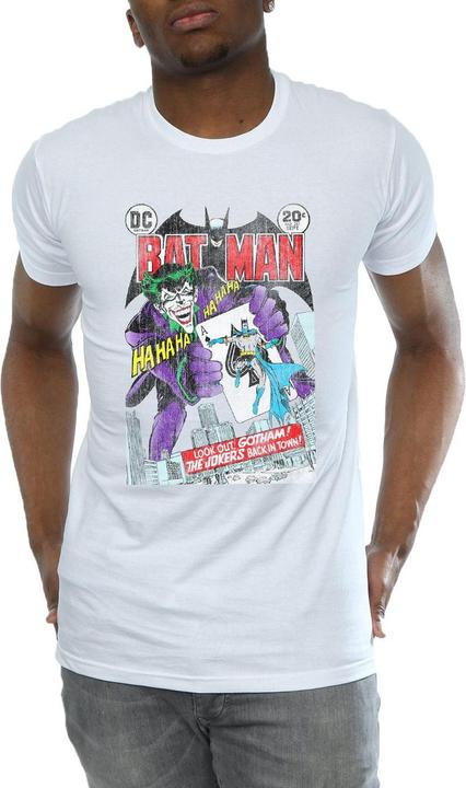 Image du produit - T-shirt BATMAN JOKER PLAYING CARD COVER - Homme (XXL)