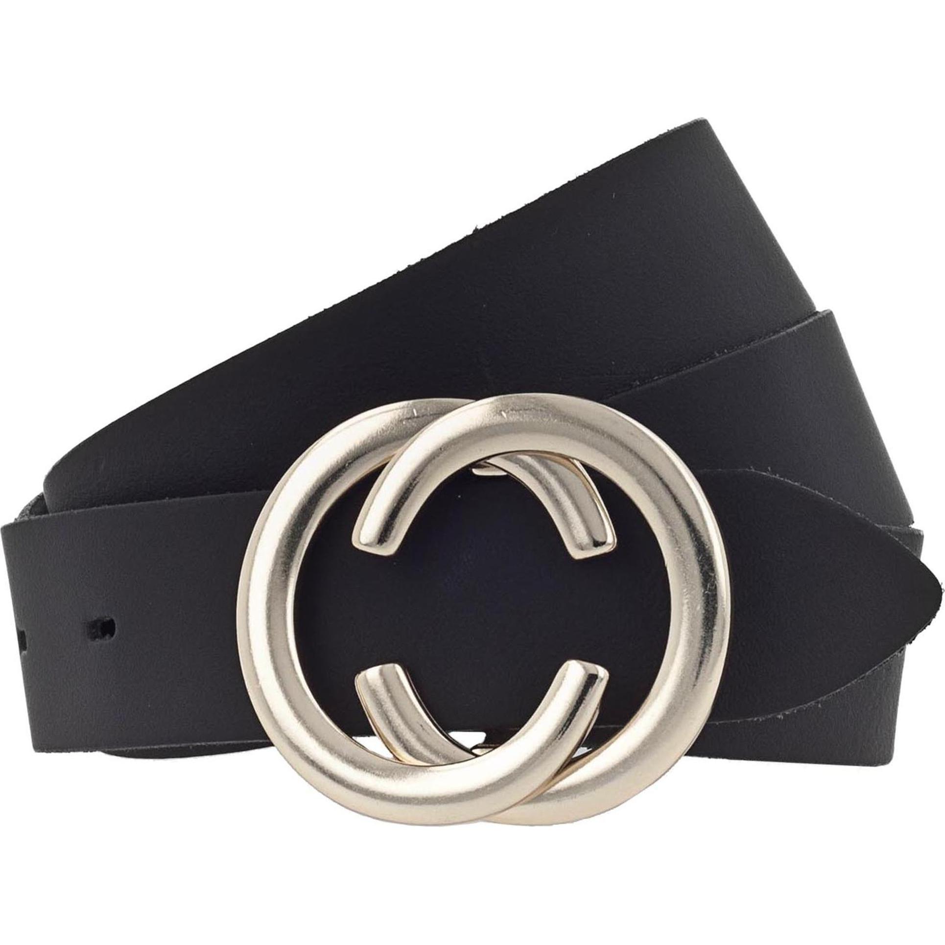 Vanzetti, Damen, Gürtel, Gürtel Leder, Schwarz, (100)