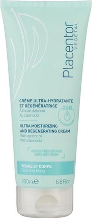 Placentor Vegetal Ultra Moisturizing Regenerating Cream for Very Dry Skin 200ml (200 ml, Gesichtswasser)