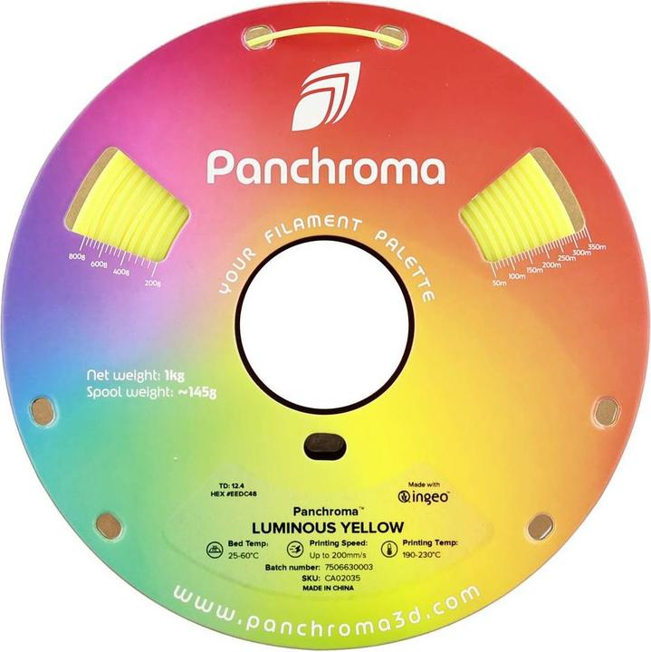 Actual product image Polymaker Panchroma™ PLA Luminous (PLA, 1.75 mm, 1000 g)