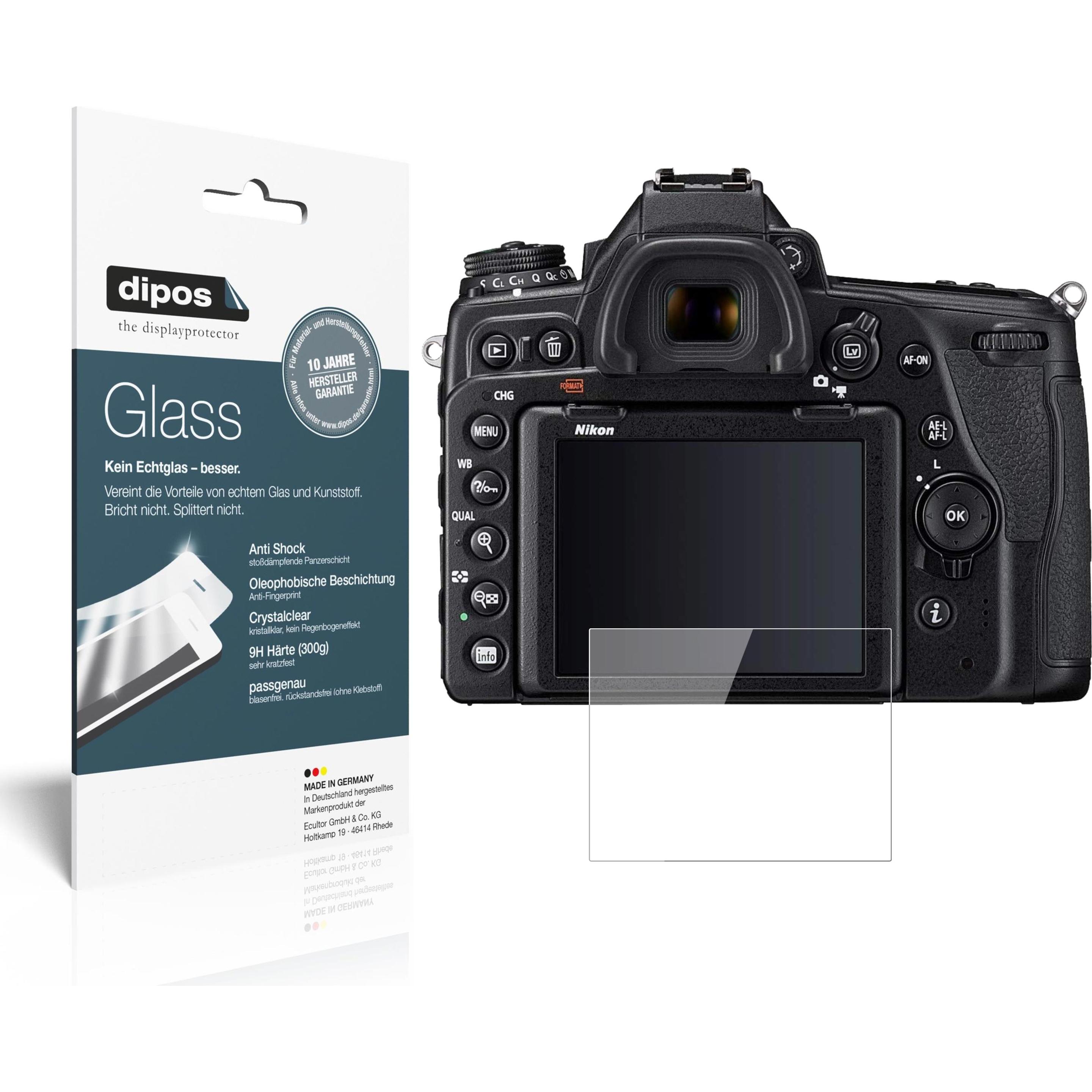 Dipos Displayschutz Anti-Shock (Displayschutz, Nikon DSLR D780), Kameraschutz, Transparent