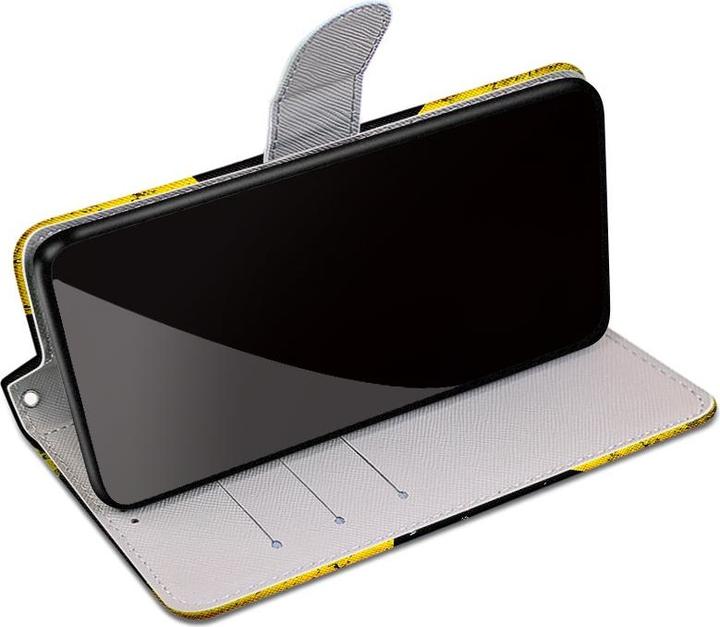 Produktbild Ueli Express iPhone 13 Mini Buch Etui Tasche mit Kartenfach Radioaktivität (Apple iPhone 13 mini)