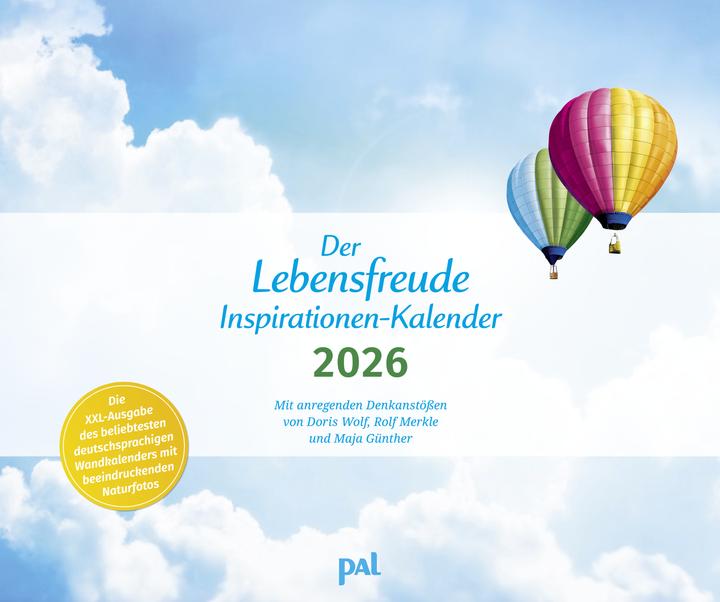 Actual product image Wolf:Der Lebensfreude-Inspirationen-Kal (55 x 46 cm, Hardcover, German)