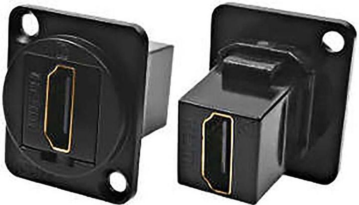 Actual product image RS PRO HDMI female straight-through socket 2-pin type A Straight