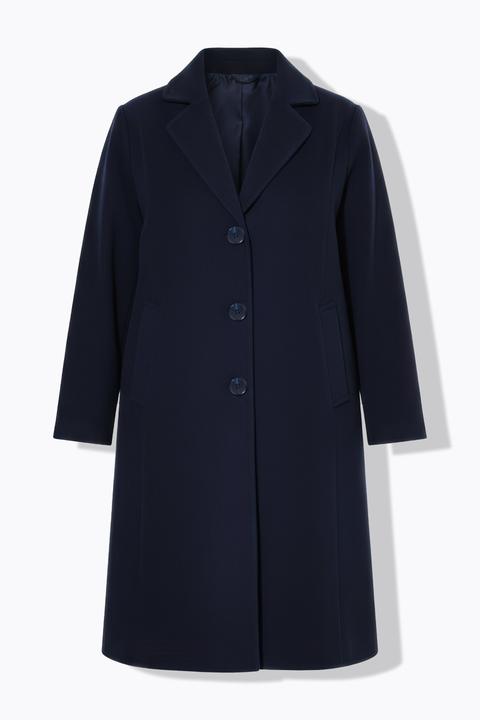 Actual product image Studio Untold Coat, slightly shaped, wool look, lapel collar